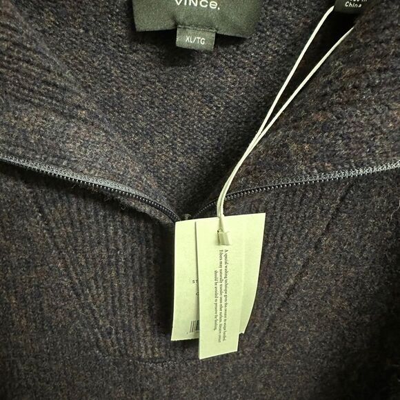 Mélange Quarter-Zip Sweater Vince - Picture 6 of 10
